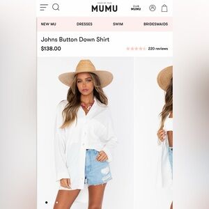 Show Me Your Mumu White One Piece Blazer Romper Escape Notch Lapel Womens Sz M